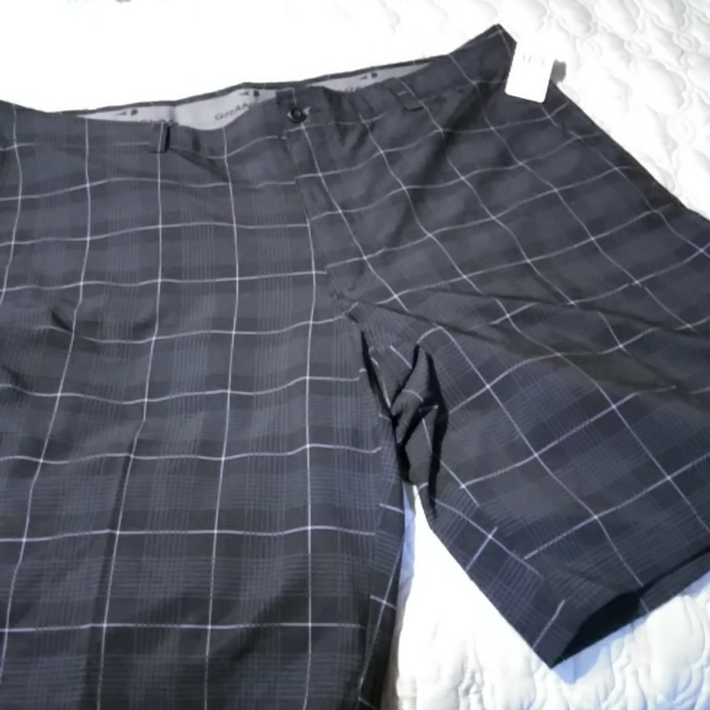 Grand Slam Plaid Golf Shorts